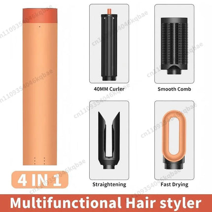 6 IN 1 Multil Hair Styler & Hair Dryer Brush With Air Auto-Wrap Curlers Fast Drying Frizz-Free Volume Styler Set Gift For Womem