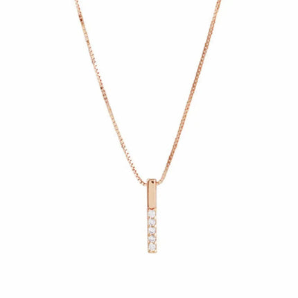 925 Sterling Silver Necklace Personality Charm Geometric Shape Pendant Choker Birthday Party Gift for Women Exquisite Jewelry PlatiNum