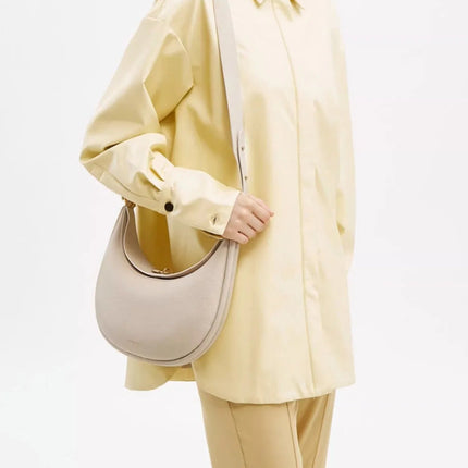 2025 Luxury Quality Half Moon Women's Shoulder Bag Crossbody Aesthetic Bags Women's Handbag Lock Catch Designer Underarm Bags PlatiNum