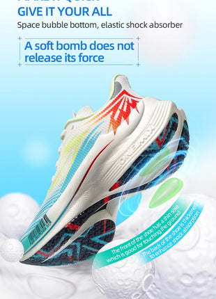 ONEMIX 2026 Nuove Scarpe da Corsa e Allenamento per Uomo, Suola Intera in Nylon, Scarpe Sportive Traspiranti Estive per Donna PlatiNum