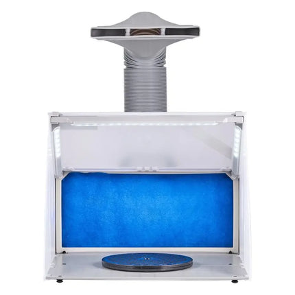 Airbrush Spray Booth, Airbrush Paint Spray Booth Set 4 M³/min, With LED Lights, Exhaust Fan And Exhaust Extension Hose, For Painting Models, Art, Crafts, Model Cakes