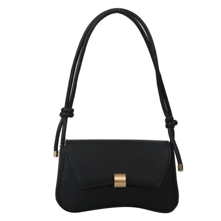 Borsa a Spalla da Donna dal Design Semplice, Resistente in Pelle PU, Borsa Tote per il Pendolarismo, Borsetta Portatile per Uso Quotidiano