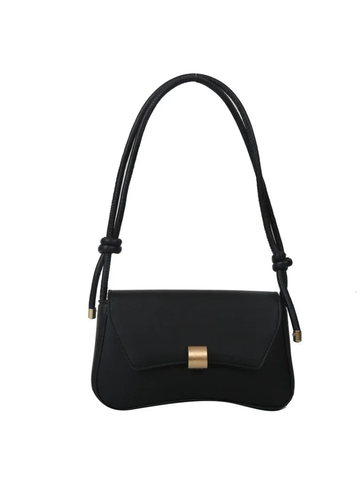 Borsa a Spalla da Donna dal Design Semplice, Resistente in Pelle PU, Borsa Tote per il Pendolarismo, Borsetta Portatile per Uso Quotidiano