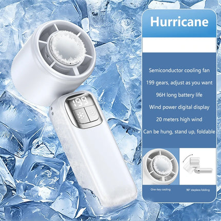 Ventilatore Portatile Lenovo, Raffreddatore USB Ricaricabile con Motore Brushless, Ventola Turbo ad Alta Velocità 199 per Viaggi, Ufficio e Attività all'Aperto