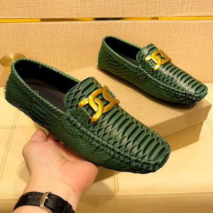 YRZL mocassini uomo scarpe Casual scarpe pigre fatte a mano mocassini da uomo mocassini traspiranti Slip on Big Size 48 mocassini da guida per uomo