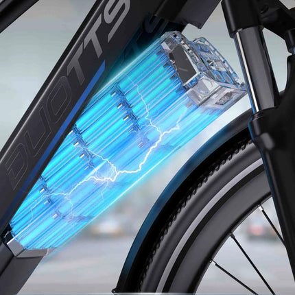 Bicicletta Elettrica DUOTTS C29 Max con Motore da 250W, Batteria 48V18AH, Freno a Disco Idraulico, Pneumatici da 29 Pollici, E-bike per Pendolari Urbani