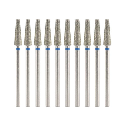 10Pcs Diamond Milling Cutter For Manicure Electric Nail Drill Bits Accessory Pedicure Machine Nail File Gel Remover Tool