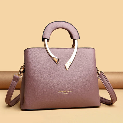 Luxury Handbags Women Bags Designer 3 Layers Soft Leather Shoulder Crossbody Sac Ladies Large Capacity Shopping Messenger Tote PlatiNum