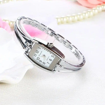 I più nuovi braccialetti per orologi da polso da donna Orologi da donna in acciaio inossidabile di moda Orologio da donna al quarzo Orologi Reloj Mujer platinumshop
