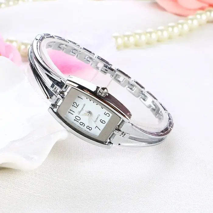 I più nuovi braccialetti per orologi da polso da donna Orologi da donna in acciaio inossidabile di moda Orologio da donna al quarzo Orologi Reloj Mujer platinumshop