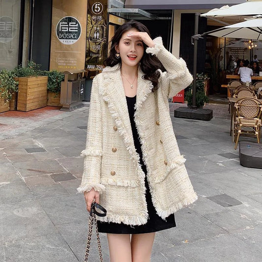 Women's Korean style small fragrance loose and fashionable suit top