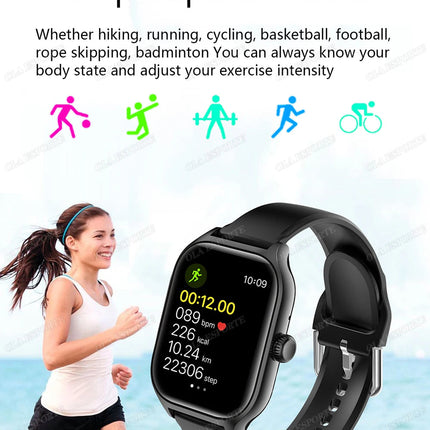 Smartwatch 2025 per Android e iOS, Schermo a Colori da 2,01 Pollici, Risposta alle Chiamate Bluetooth, Orologio Fitness Tracker per Donne e Uomini platinumshop