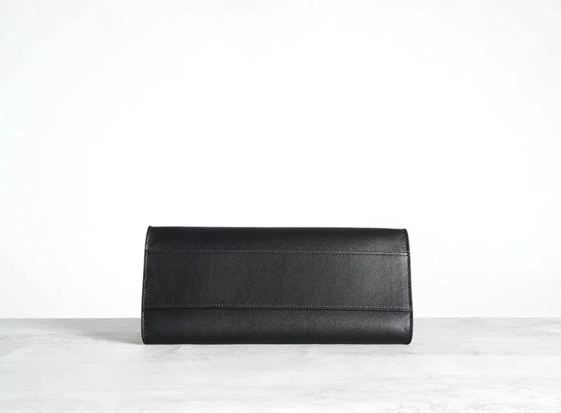 [Full Leather Inside Outside] Drinking Milk Cowhide Imported Saddle Leather Underarm Bag Single Shoulder Crossbody Bag Simple