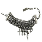 Set di Gioielli Punk Rock per Donne e Uomini, Collane e Anelli con Ciondolo a Croce Gotica, Collezione di Accessori Gioiello Audaci platinumshop