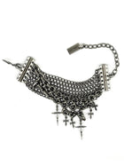Set di Gioielli Punk Rock per Donne e Uomini, Collane e Anelli con Ciondolo a Croce Gotica, Collezione di Accessori Gioiello Audaci platinumshop