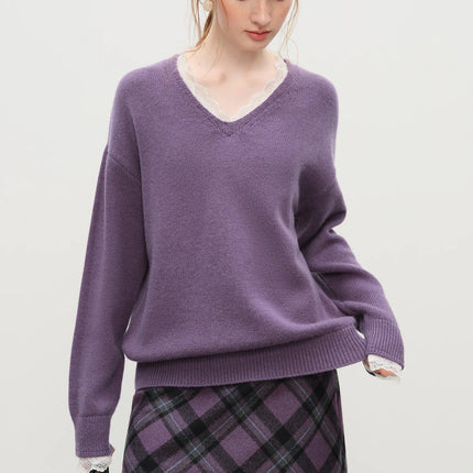 FSLE Autumn Party Skirt High Waist Retro Plaid Knit WoolShort Skirt For Women 2025 Fall Winter New Arrival Y2K Mini A-line Skirt PlatiNum