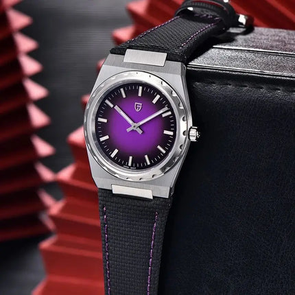 PAGANI DESIGN 2026 Nuovo Orologio al Quarzo Sottile da Uomo 7MM VJ21 37MM Zaffiro Acciaio Inossidabile Impermeabile 10Bar Luminoso C3 Reloj Hombre