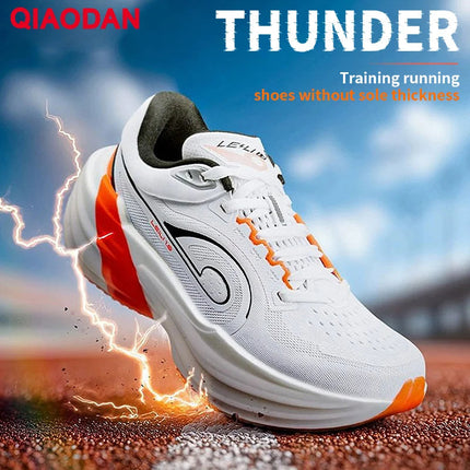 QIAODAN TG1.0 Women's 2026 Marathon Platform Racing Shock Running Shoes Long-distance Soft Rebound Sneakers QDB022253285 PlatiNum