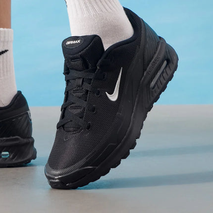 Scarpe da corsa sportive retrò con cuscino d'aria completamente nere Nike Air Max BIA SE da uomo IM5072-001