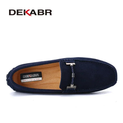 DEKABR Uomini Alla Moda Scarpe Casual di Grandi Dimensioni 38-47 di Marca Estate Mocassini Da Guida Traspirante All'ingrosso Uomo Calzature Morbide Scarpe Per Gli Uomini