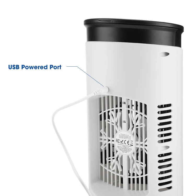 Mini Condizionatore d'Aria Portatile USB, Ventilatore Raffreddante ad Acqua per Casa e Ufficio - Raffreddatore d'Aria Compatto