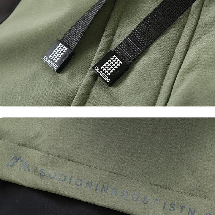 Autumn Winter Thick Vest Men Plus Size 8XL Cargo Vests Patchwork Sleeveless Jacket Fashion Casual Hooded Vest Male