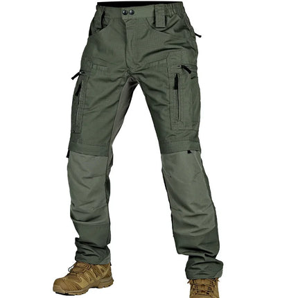 Men's Outdoor Tactical Pants With Multi Pocket Combat Training Hunting Cargo Pants Waterproof Wear-resistant Workwear Pants