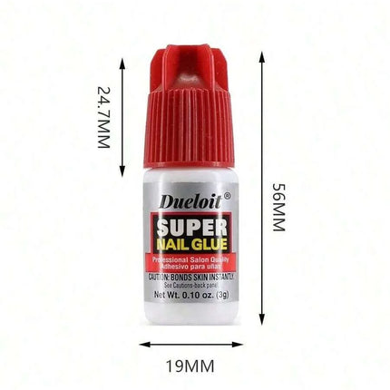 3g Transparent Nail Glue without UV Light for Instant-Drying Super Strong Press-On Nails