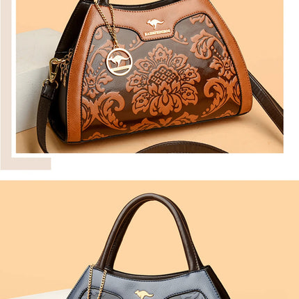 New Women Bag Luxury Designer Cowhide Handbags for Women Famous Brands Crossbody bag for Women Leather Shoulder Bags Sac a main PlatiNum