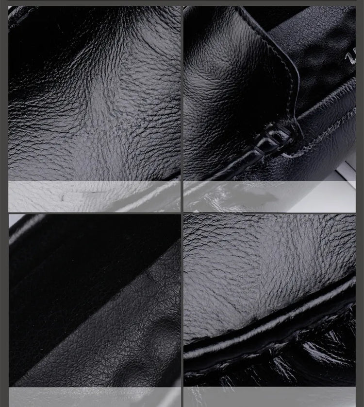 Scarpe casual da uomo in vera pelle Mocassini da uomo di marca di lusso Mocassini Slip traspiranti su scarpe da guida italiane Chaussure Homme