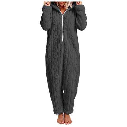 Animal Kigurumi Costume Cute Bear Onesie For Women Men Adult Cartoon Animal Pajamas Winter Soft Warm Fleece Hooded Sleepwear