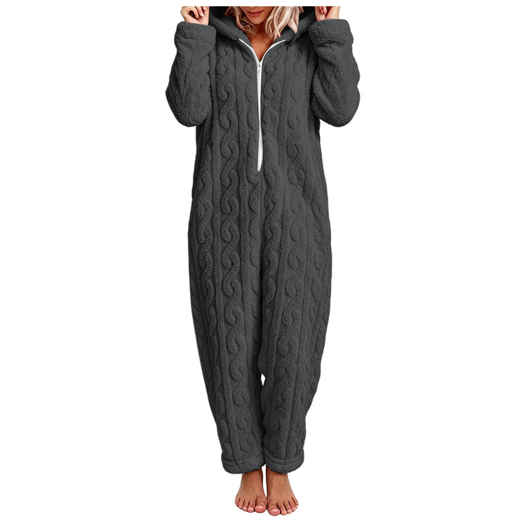 Animal Kigurumi Costume Cute Bear Onesie For Women Men Adult Cartoon Animal Pajamas Winter Soft Warm Fleece Hooded Sleepwear