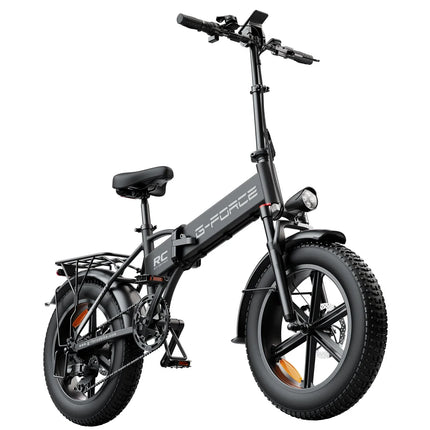 Bicicletta Elettrica Pieghevole G-FORCE RC per Adulti, Motore 750W, Batteria 48V 15AH, Pneumatici Fat da 20 Pollici, Bici Elettrica Urbana