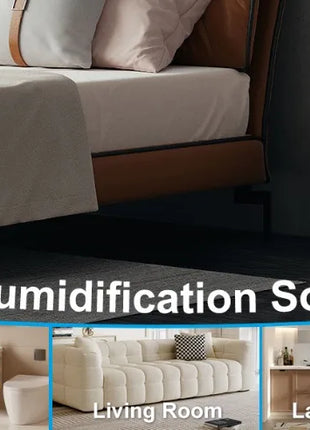 LOEFME Deumidificatore Elettrico Sbrinamento 24H Timer Smart Home Camera Da Letto Seminterrato Automatico 16L/24H 2L Serbatoio Acqua con Ruote Tubi