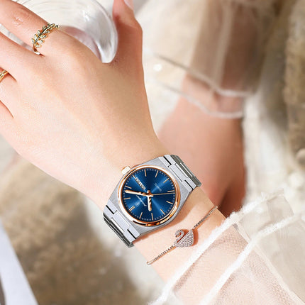 POEDAGAR Orologio da donna alla moda Orologio da polso da donna di lusso luminoso impermeabile in acciaio inossidabile Data settimana Orologi al quarzo da donna Reloj platinumshop