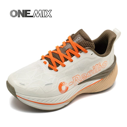 ONEMIX Scarpe da Corsa Leggere per Autunno, per Uomo e Donna, con Ammortizzazione Stabile e Resistenza agli Urti, Scarpe da Passeggio Sportive PlatiNum