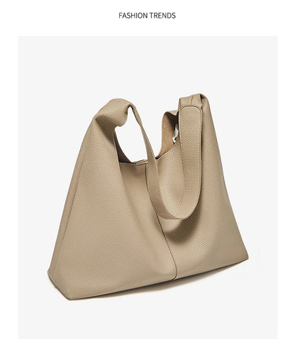 FOXER Minimalism Split Leather Women Shoulder Underarm Bag 2025 New Solid Casual Hobo Bag Female Daliy Tote Bag Purse