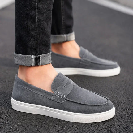 Mocassini classici da uomo, scarpe casual traspiranti senza lacci, scarpe da uomo di design, comode scarpe da guida antiscivolo, mocassini da uomo