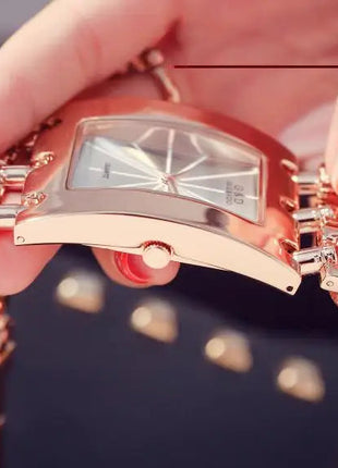 Orologio da donna di marca di lusso Abito con strass Orologi da polso da donna Eleganti orologi femminili in oro per le donne Montre Femme 2025 platinumshop