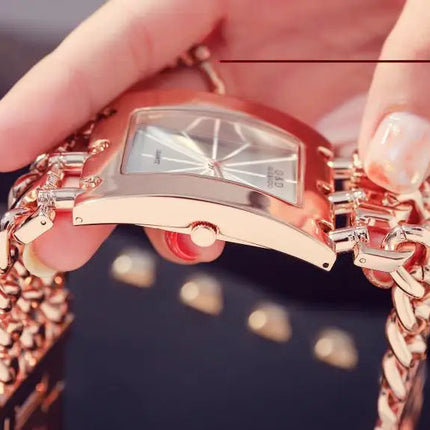 Orologio da donna di marca di lusso Abito con strass Orologi da polso da donna Eleganti orologi femminili in oro per le donne Montre Femme 2025 platinumshop