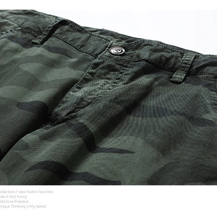 Spring Autumn Men Cargo Camouflage Pants Men Cotton Casual Breeche Bermuda Beach Jogger Pants Mens Trousers Male Dropshipping