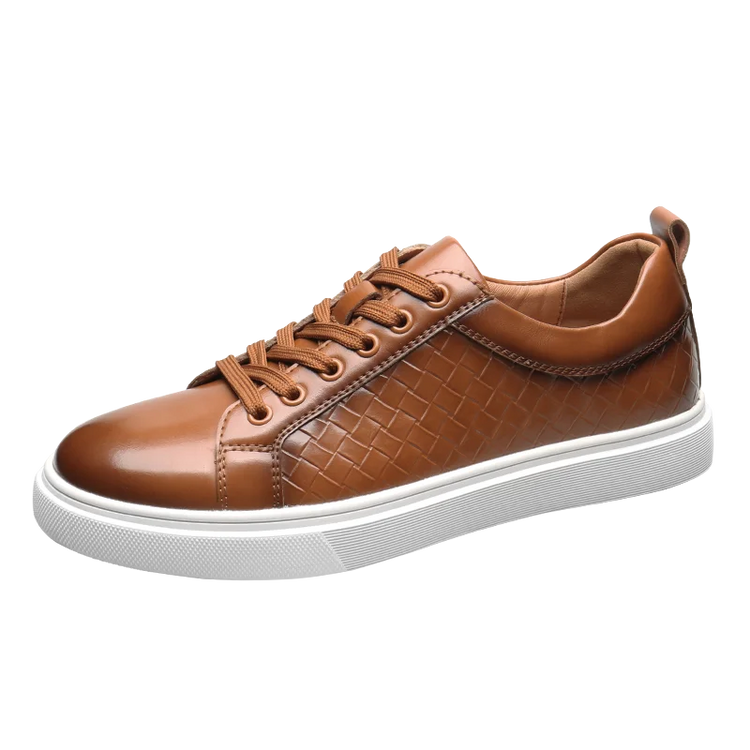 Casual men's leather shoes New comfortable and trendy styles Outdoor Fashion Party Daily leisure youth Black Board Shoes HOT -46