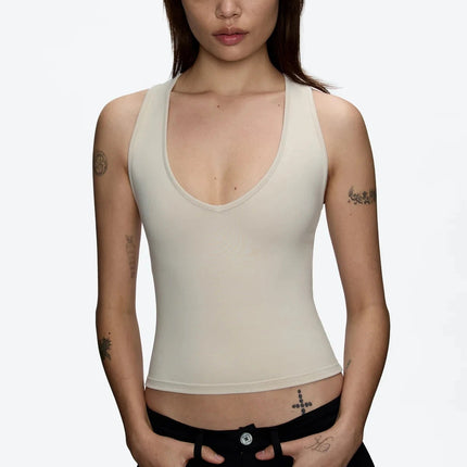 Tank Summer Women's Black Ultra-Short Shorts, Low-Waist Tight-Fitting Hot Pants, Suitable for All Kinds of Basic Styles with Camisoles and Short Sleeves PlatiNum