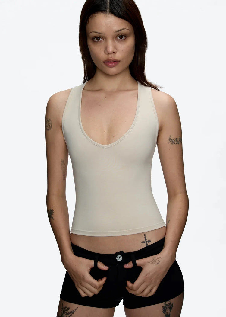 Tank Summer Women's Black Ultra-Short Shorts, Low-Waist Tight-Fitting Hot Pants, Suitable for All Kinds of Basic Styles with Camisoles and Short Sleeves PlatiNum