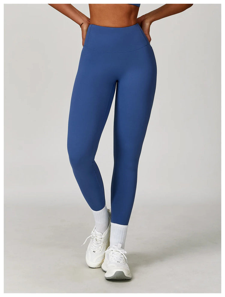High Waist Yoga Leggings Women Push Up Sport Leggings Fitness Running Hip Lift Yoga Pants Highly Elastic Gym Workout Leggings PlatiNum