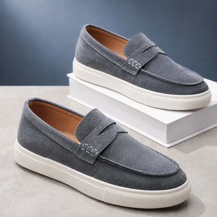 Mocassini classici da uomo, scarpe casual traspiranti senza lacci, scarpe da uomo di design, comode scarpe da guida antiscivolo, mocassini da uomo