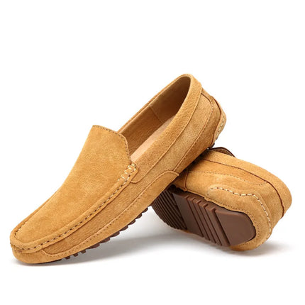 Mocassini da uomo in pelle scamosciata di lusso 2022 scarpe casual da uomo scarpe da barca fatte a mano da uomo Slipon scarpe da guida mocassini maschili Zapatos