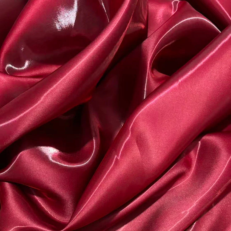 Tessuto Satinato Liquido Lucido di Lusso Riflettente Effetto Galassia per Abiti da Sposa e Design di Abiti alla Moda