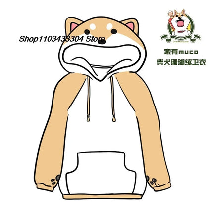 DTR Totoro cosplay sweater Kawaii Hoodie Sweatshirt My Neighbor Coat Fleece Overcoat With Ears Harajuku Cute Jackets ChristmaDTR