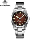 ADDIESDIVE New Quartz Watch Luxury Sapphire 2035 Movement 36mm Men Watch C3 Luminous Diving 100m Waterproof 316L Stainless Steel